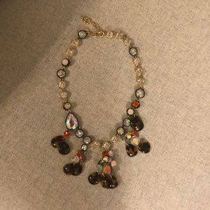 JCrew Tortoise and Jewel Necklace